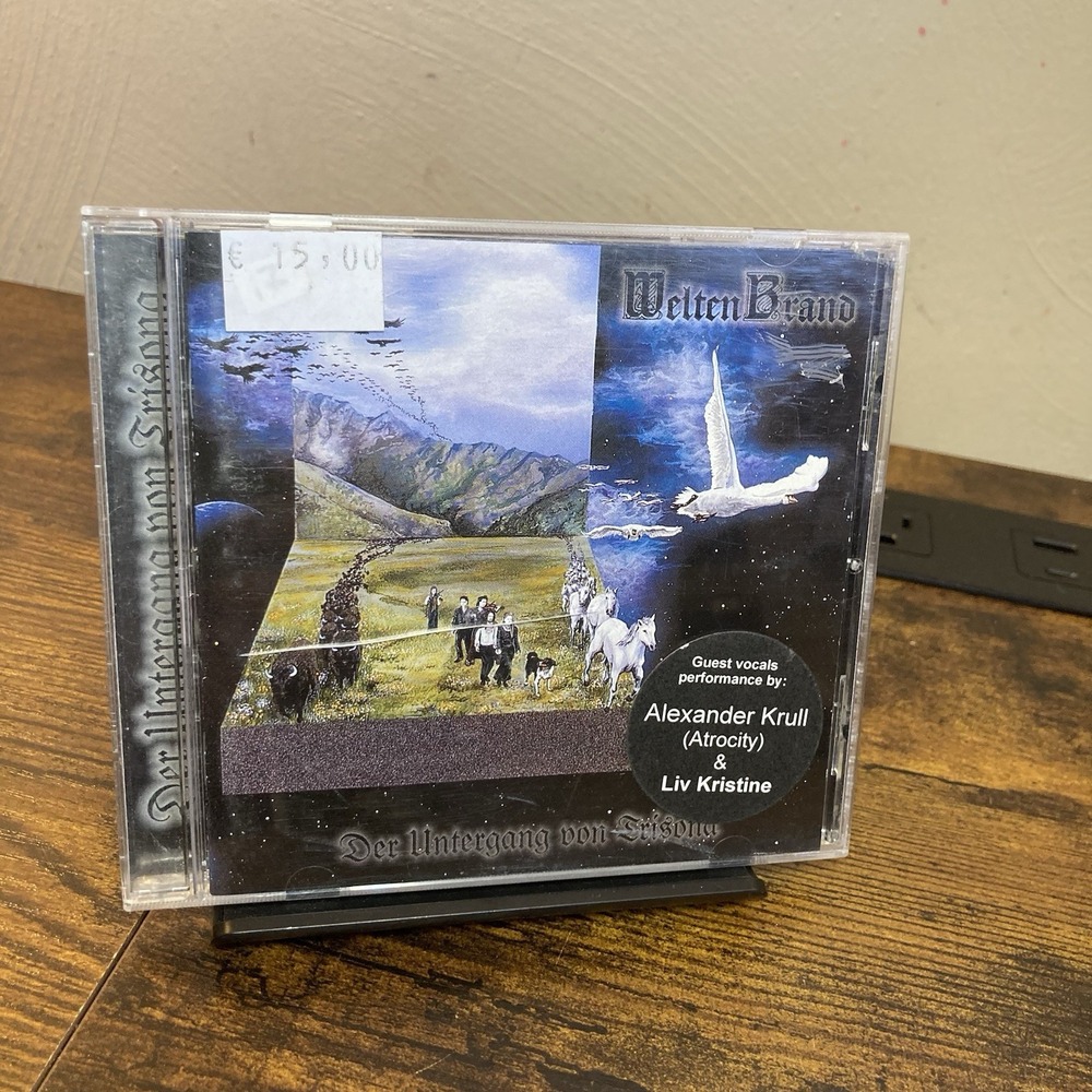 WeltenBrand CD Der Untergang Von Trisona Darkwave Liechtenstein Neoclassical‎